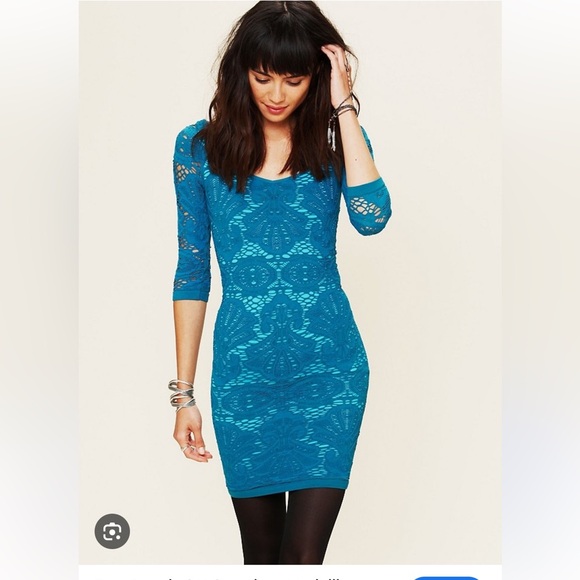 Intimately Free People Medallion Lace Bodycon Dress - Picture 2 of 4